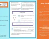 Wzór umowy o dzieło w wersji Legal Design: przejrzyste zasady, miejsce na uzupełnienia i łagodny design.