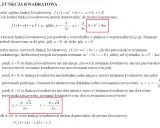 Wzory na pierwiastki funkcji kwadratowej x₁ i x₂ przy założeniu Δ > 0.